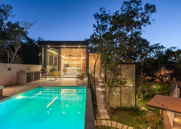 Lagú Masterpiece Jungle 5br Pool&spa Villa Tulum